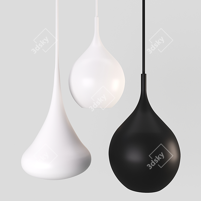 BIBA Pendant Light Wilsonic Design 3D model image 3