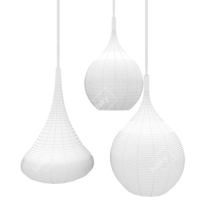 BIBA Pendant Light Wilsonic Design 3D model image 4