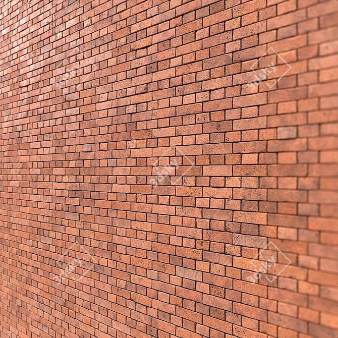 Seamless Brick PBR Material -Textures 3D model image 3