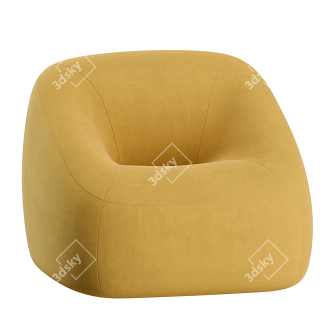 Artifort Swamp Lounge Chair: Sleek Comfort 3D model image 7