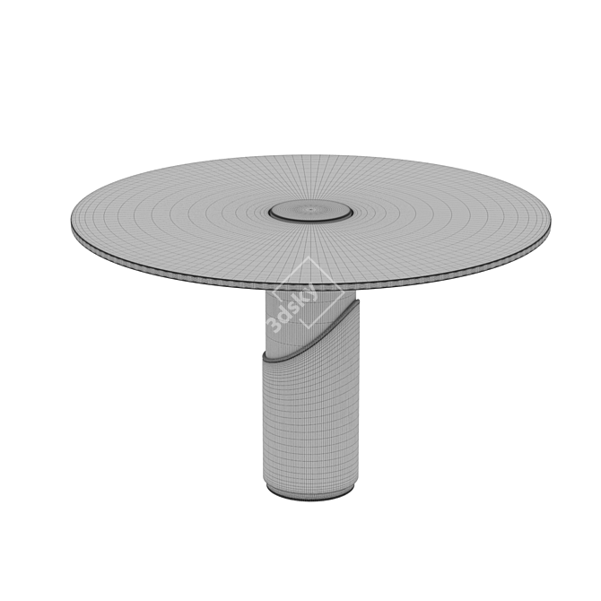 Sleek Breve II Dining Table 3D model image 2