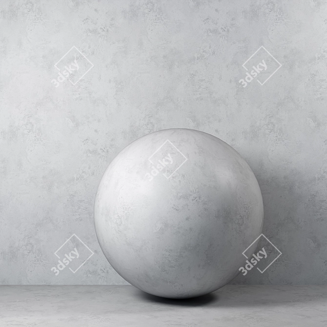 Concrete 4k Texture Set - PBR 3D model image 5