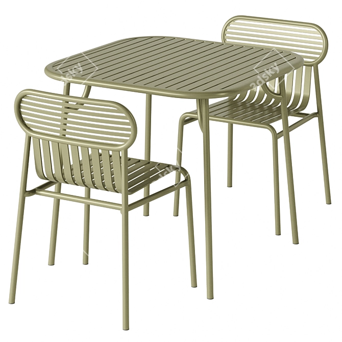 Week-end Garden Furniture Set 3D model image 2