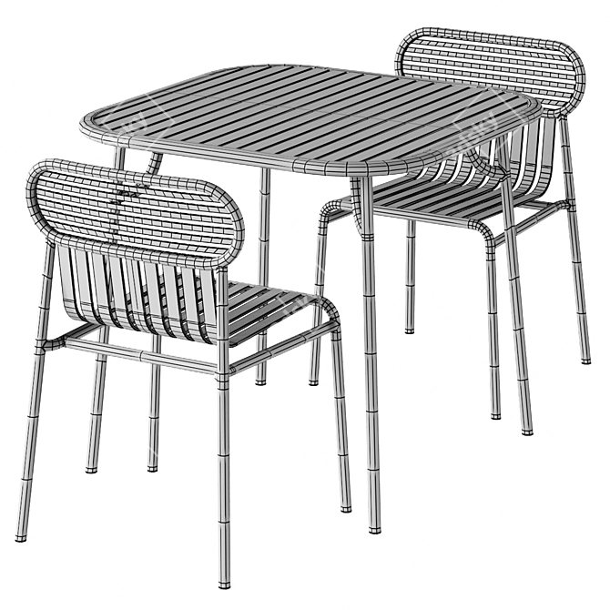 Week-end Garden Furniture Set 3D model image 5