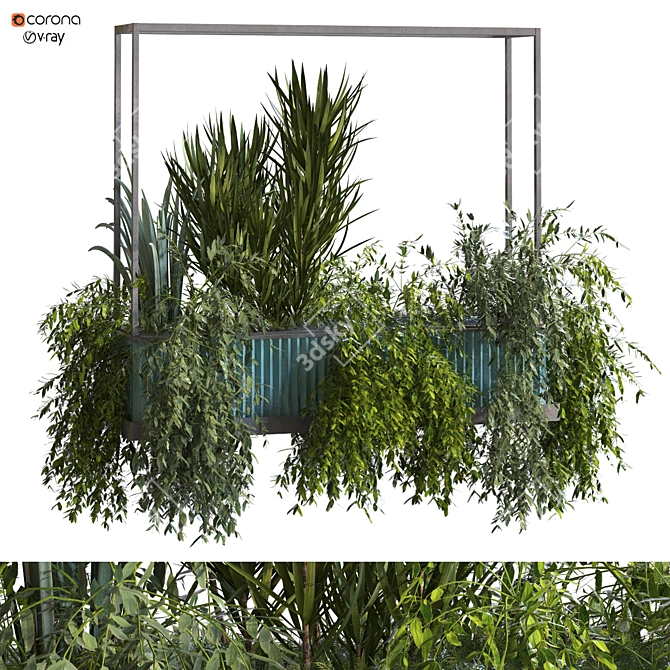 Modern Greenery Box Set 2015 3D model image 1