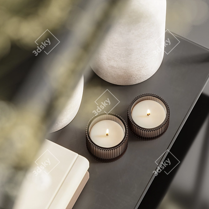 Elegant Decorative Set for Rendering 3D model image 6