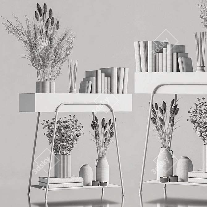 Elegant Decorative Set for Rendering 3D model image 7