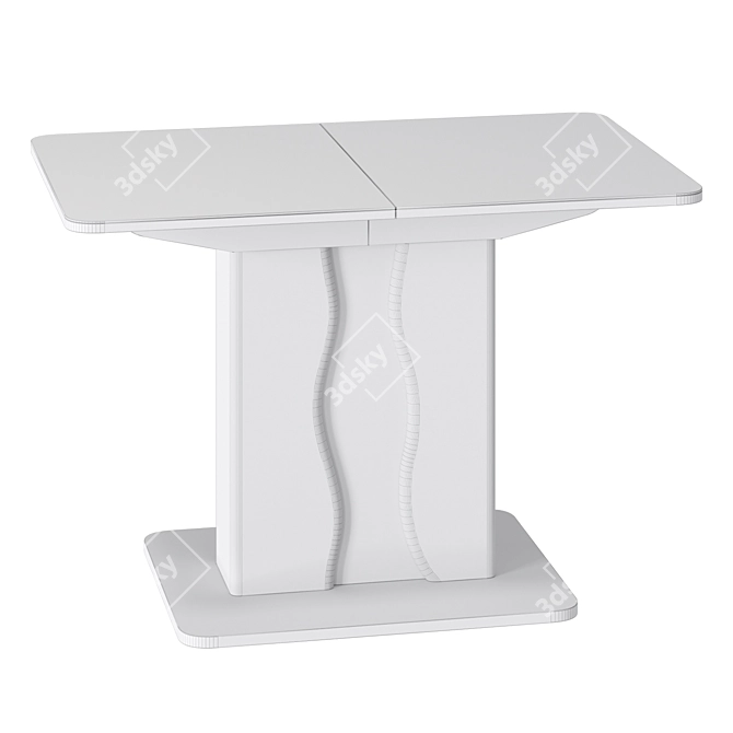 Sheffield 1 Extendable Table 3D model image 2