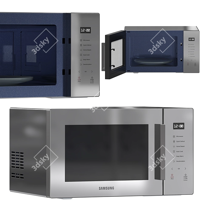 Samsung Kitchen Appliance Bundle 3D model image 2