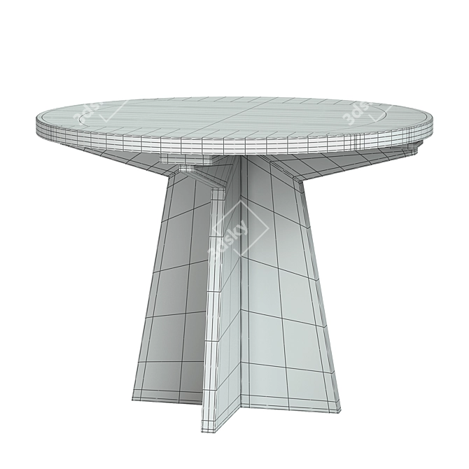 Modern Hansen Table for Interiors 3D model image 2