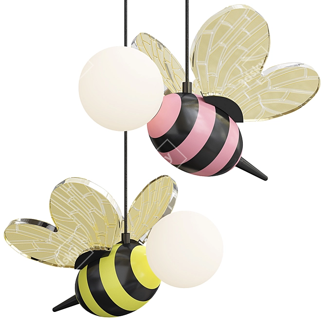 Sleek Design Lamp "BEE 3D model image 1