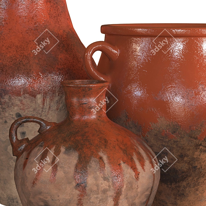 Versatile 4K Vases Set 11 3D model image 2