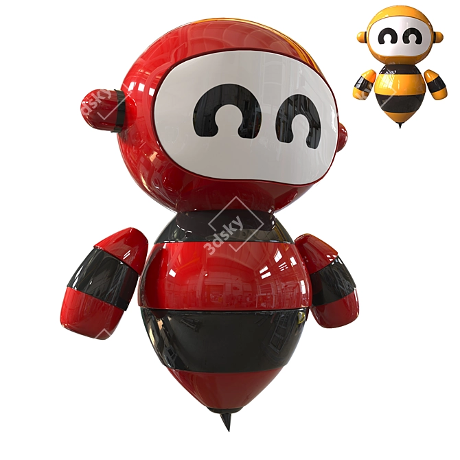 Tech Bee Robot Maker Kit 3D model image 3