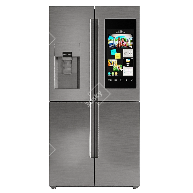 Samsung Tri-Fridge Combo Pack 3D model image 3