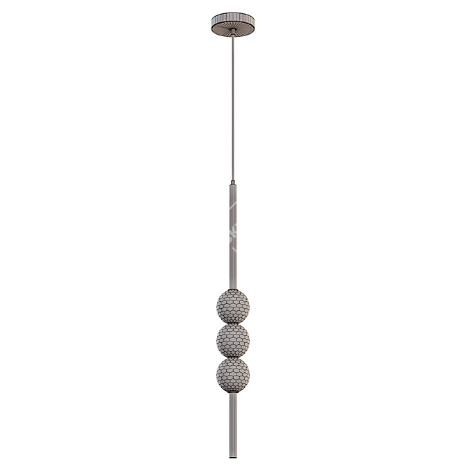 Sleek JILLIAN Pendant Light 3D model image 4