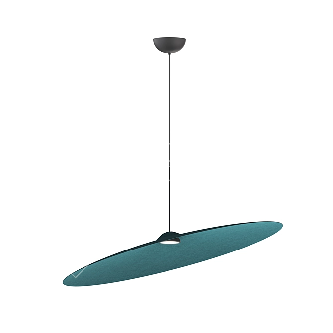 Eco-Friendly Acustica LED Pendant Lamp 3D model image 6