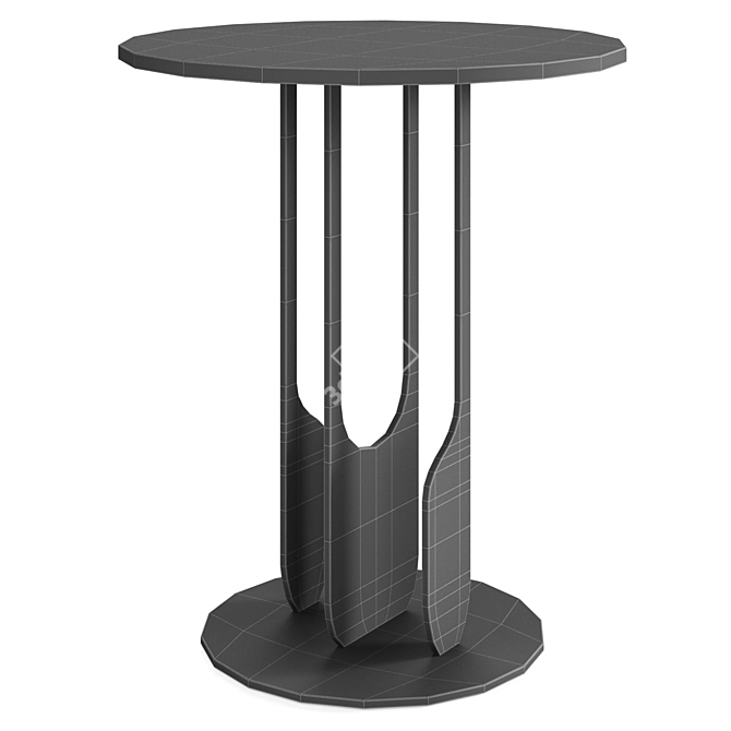 River Side Table: Modern Design 3D model image 4