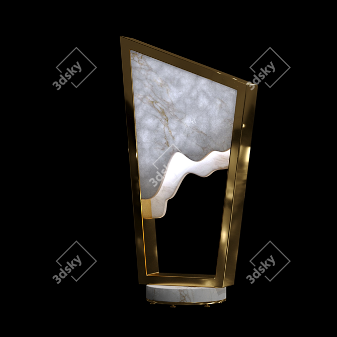 Elegant Magna I Table Lamp 3D model image 2