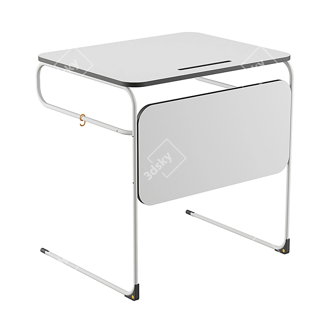  Ideal School Desk | Парта 3D model image 1