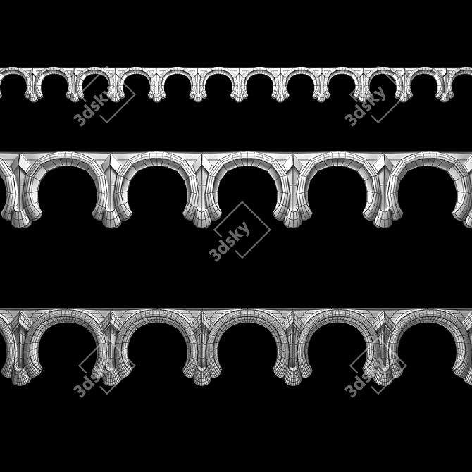 CNC Wood Cutting Design File 3D model image 2