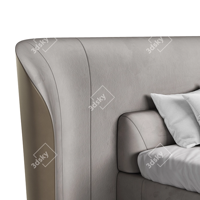 Luxury Vida Deluxe Bed 3D model image 11