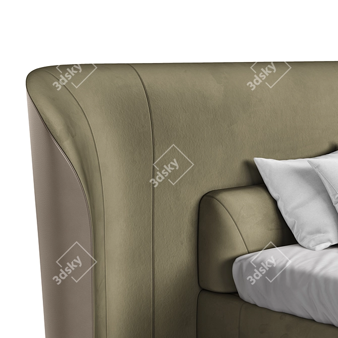 Luxury Vida Deluxe Bed 3D model image 13