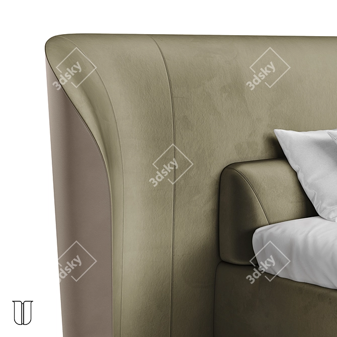 Luxury Vida Deluxe Bed 3D model image 16