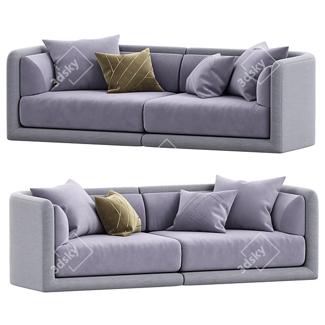 Fendi Casa Conrad Sofa 2015 3D model image 1