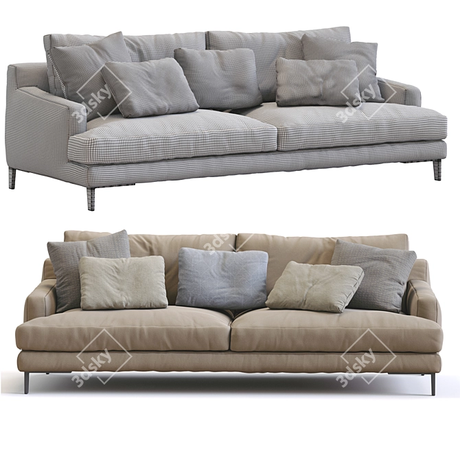 Modern Bellport Sofa 3D Model 3D model image 3