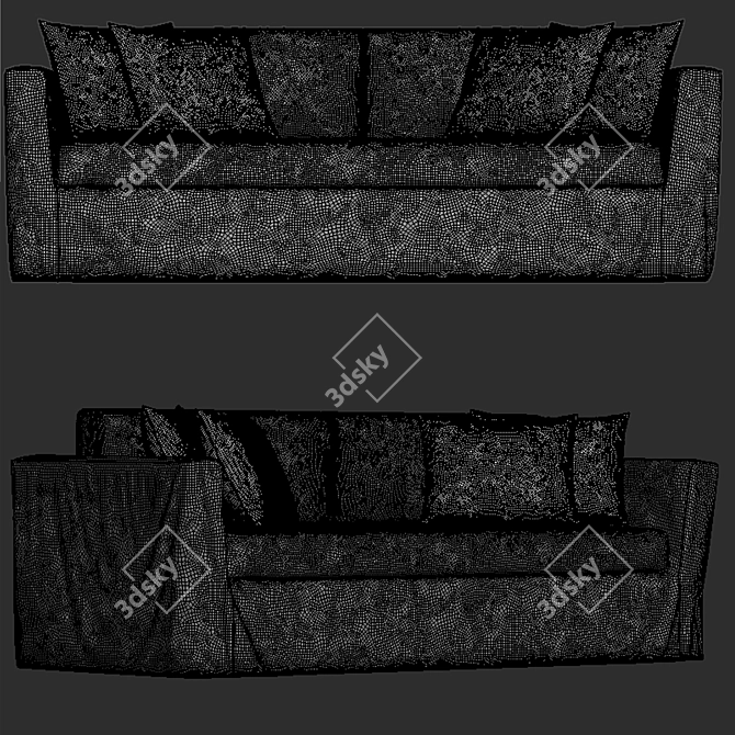 Modern Meidiani Law Sofa 2015 3D model image 2