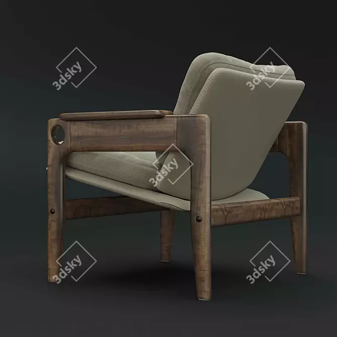 Renata Chair 2017 Sergio Rodrigues 3D model image 3