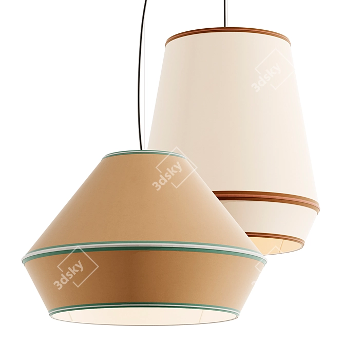 Easy Rooftop Pendant Light 3D model image 1