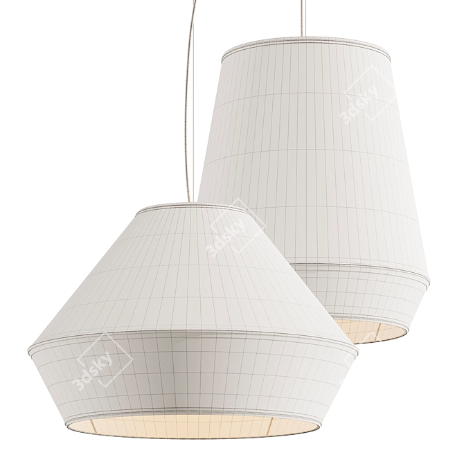 Easy Rooftop Pendant Light 3D model image 3