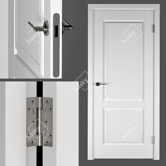 Bafa Diva 1 Interior Door 3D model image 1