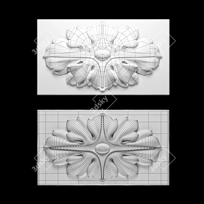 CNC Ready Wood Cutting Model 3D model image 2