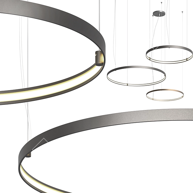 Magellano Designer Chandelier - Innovative Style 3D model image 2