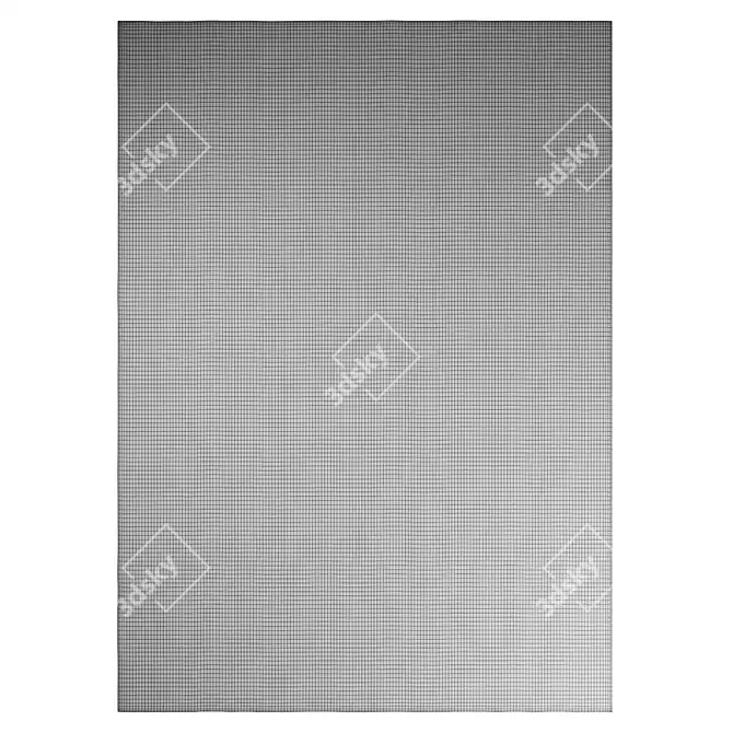 Silk Art Texture Rug 16851 3D model image 2