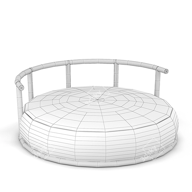 Circular FlexForm Icaro Sofa 3D model image 2