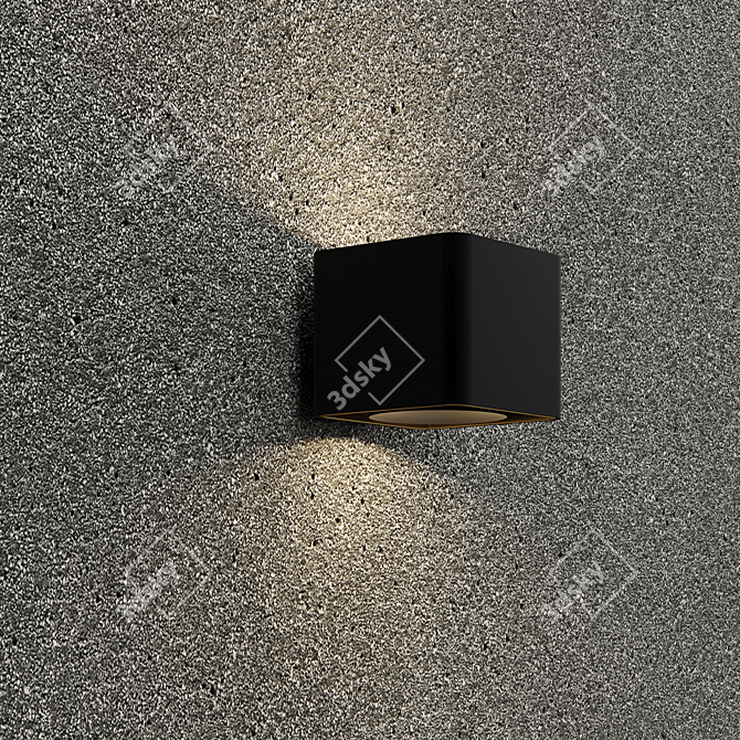 Seamless PBR Concrete Material Pack 3D model image 2