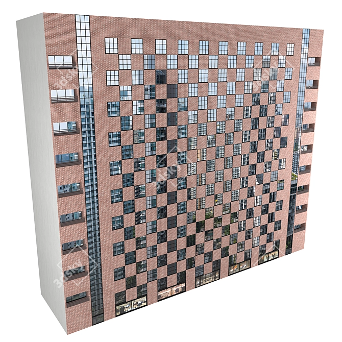 Urban Brigade Building 06 3D model image 3