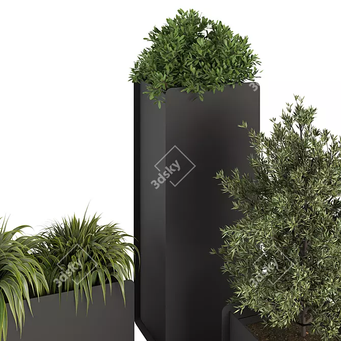 Contemporary Indoor Plant Set 2015 3D model image 2