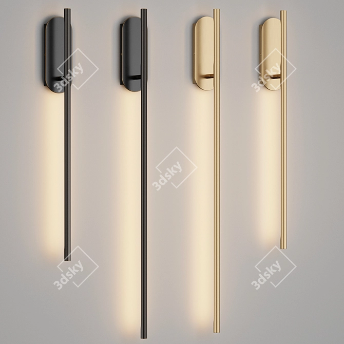 VIRGINIA Lampatron LED Wall Light 3D model image 1