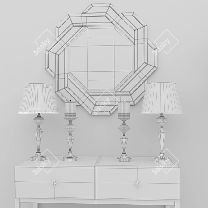 Modern Primavera Furniture Set	Collection 3D model image 6