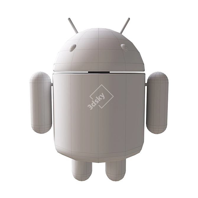 2015 Android Robot 3D Model 3D model image 3