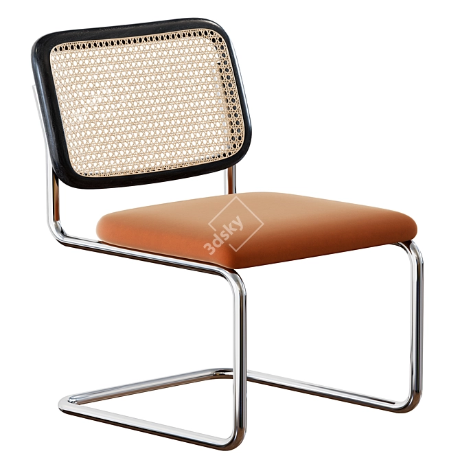 Knoll Cesca Stool Breuer Design 3D model image 1