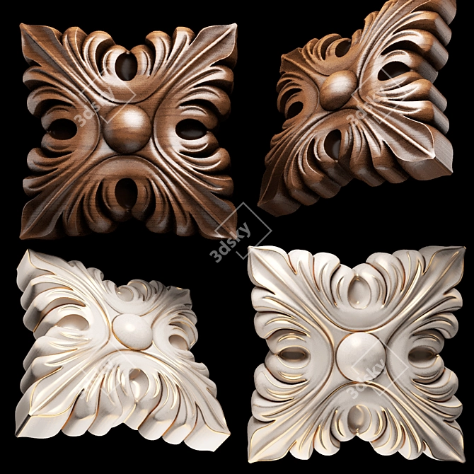 CNC Woodcut Model Files Kit 3D model image 3