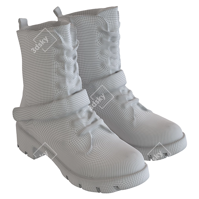 Cozy Arctic Walk Women's Boots 3D model image 3