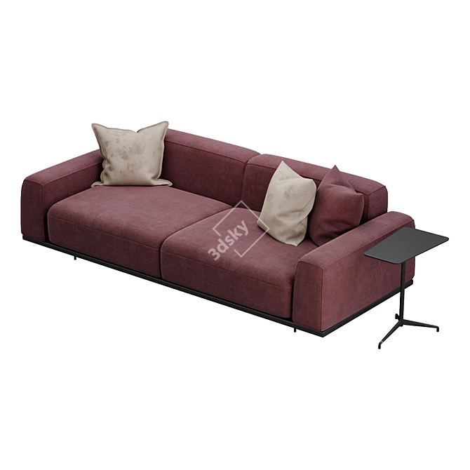 Mod Giorno Sofa, Contemp Loft 3D model image 4