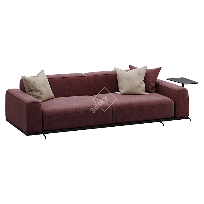 Mod Giorno Sofa, Contemp Loft 3D model image 5