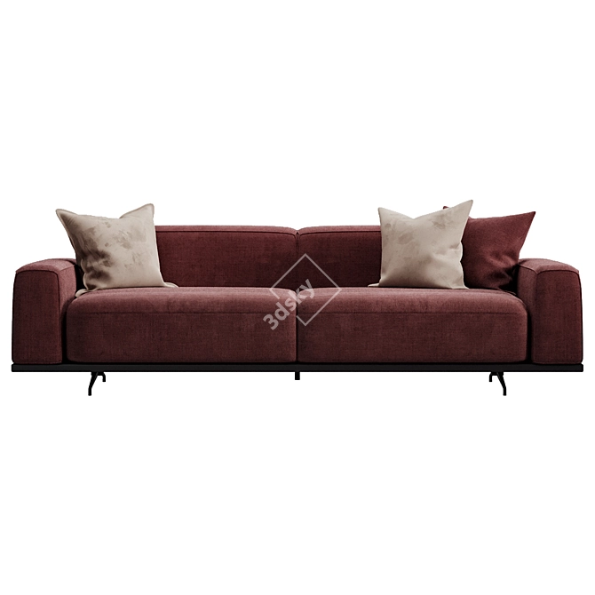 Mod Giorno Sofa, Contemp Loft 3D model image 10